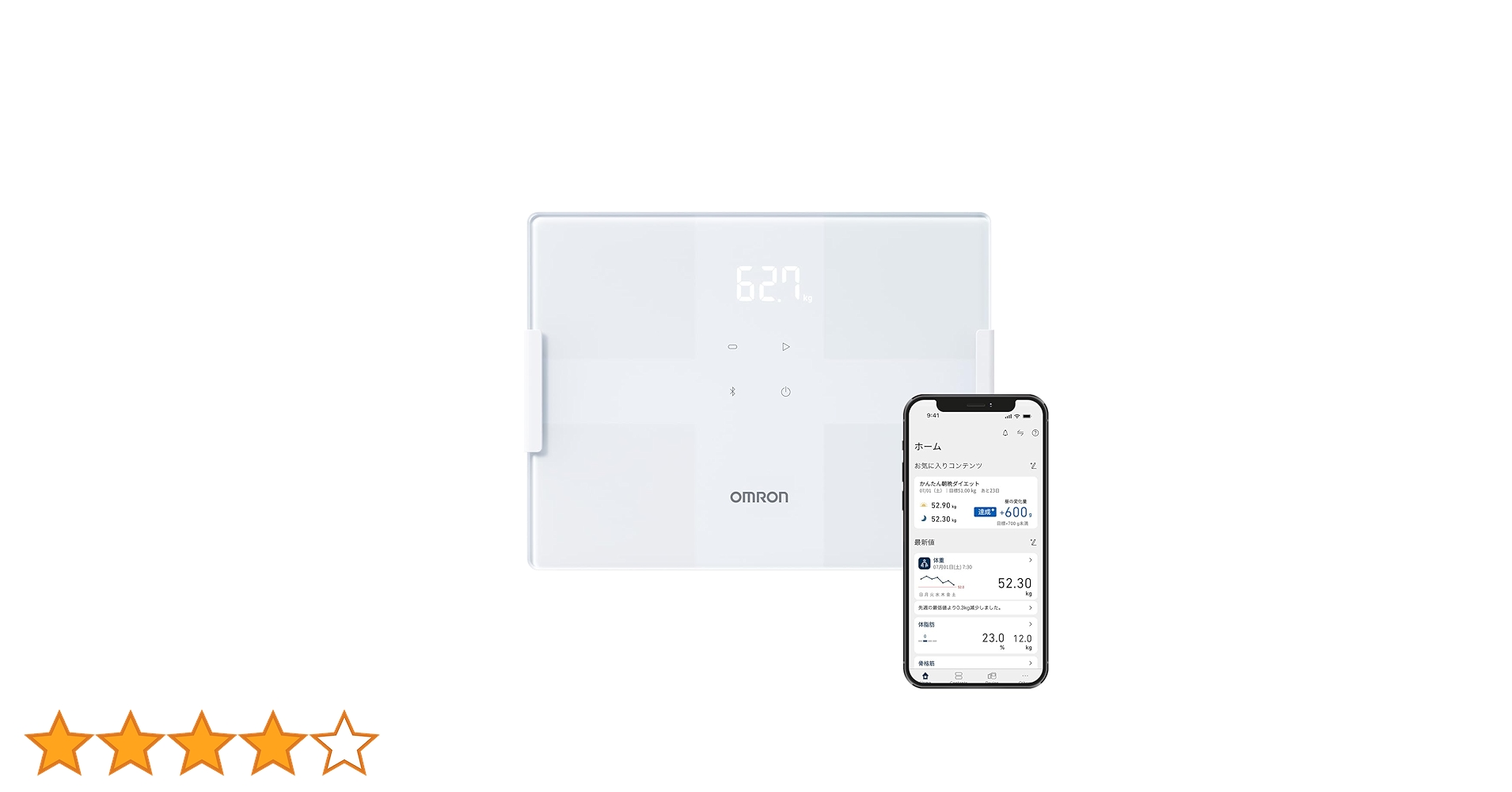 Amazon | オムロン 体重 体組成計 カラダスキャン ホワイト KRD-503T-W Amazon | オムロン 体重 体組成計 カラダスキャン ホワイト KRD-503T-W